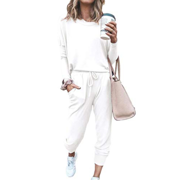 ETCYY Stylish Two-Piece Women's Lounge Sweatsuit Set