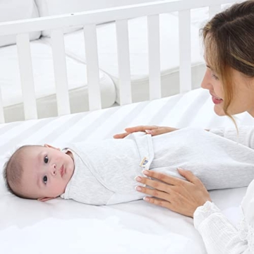BlueSnail Baby Swaddle Wraps - Soft, Adjustable & Cozy