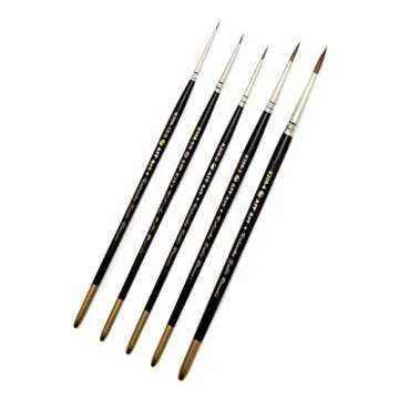 AIT Art Premium Detail Brush Set for Artists' Precision