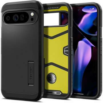 Spigen Tough Armor Case for Pixel 9 Pro XL (2024) - Military Grade, Kickstand