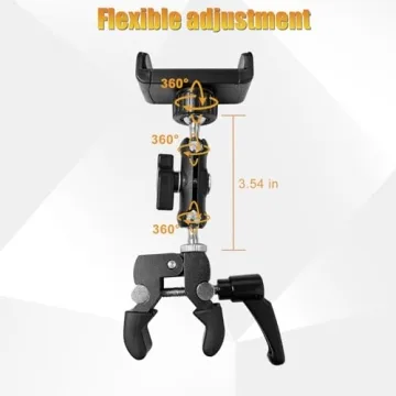 Khazylorr Universal Phone Holder for Guitar - 360° Adjustable