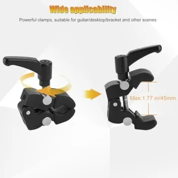 Khazylorr Universal Phone Holder for Guitar - 360° Adjustable