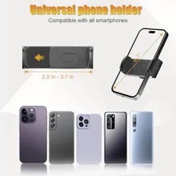 Khazylorr Universal Phone Holder for Guitar - 360° Adjustable