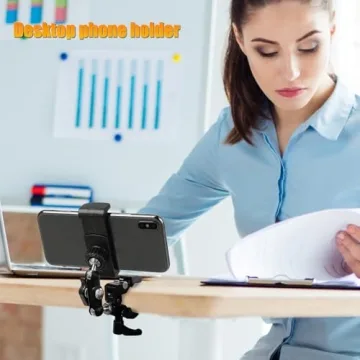 Khazylorr Universal Phone Holder for Guitar - 360° Adjustable