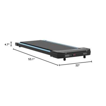 LSRZSPORT Portable Under Desk Treadmill, Walking Pad for Home and Office with Remote