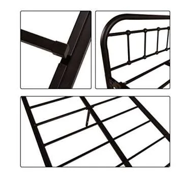 HOMERECOMM Heavy-Duty Metal Daybed Frame for Twin Beds