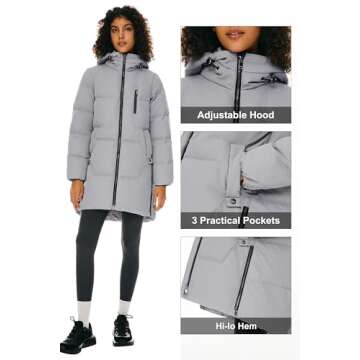 Stylish Down Hooded Jacket for Women - Orolay Winter Wear