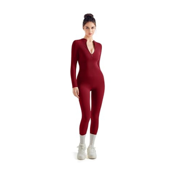 SUUKSESS Long Sleeve Ribbed Jumpsuit - Sexy & Comfortable