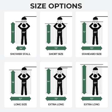 AmazerBath Shower Curtain Liner 2 Pack, 72 x 84 Inches PEVA Plastic Shower Liner with 3 Weighted Stones and 12 Rustproof Metal Grommet, Lightweight Waterproof Shower Curtain - Clear