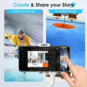 Gimbal Stabilizer for Smartphone, 3-Axis Phone stabilizer with Tripod, Foldable Phone Gimbal for Android and iPhone 14 PRO MAX, Stabilizer for Video Recording with 600° Auto Rotation - hohem iSteady X