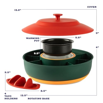 Taco Tuesday Kit with Heated Pot & Taco Holders