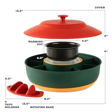 Taco Tuesday Kit with Heated Pot & Taco Holders