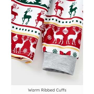 Family Matching Men Christmas Pajamas: Tree Reindeer and Snowflake Patterned PJS for Family Reunion Christmas Party Take Photos Gift for Couples - Men XXXL