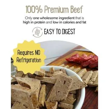 High-Protein Freeze-Dried Beef Liver Dog Treats - USA Made