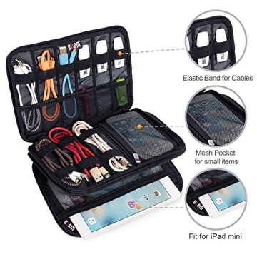 BUBM Organizer for Gadgets & Cables, Travel-Friendly