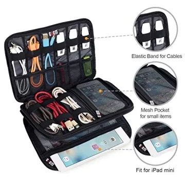 BUBM Organizer for Gadgets & Cables, Travel-Friendly