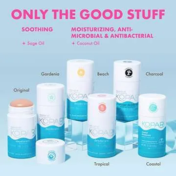 Kopari Aluminum Free Coconut Deodorant for All-Day Freshness