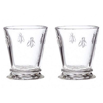 La Rochere 10oz Glass Tumbler Set of 2 – Bee Tumbler 9 oz