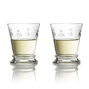 La Rochere 10oz Glass Tumbler Set of 2 – Bee Tumbler 9 oz