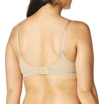 Warner's Women's Blissful Benefits Super Soft Wireless Lightly Lined Comfort Bra RM1691W, Toasted Almond, 34B