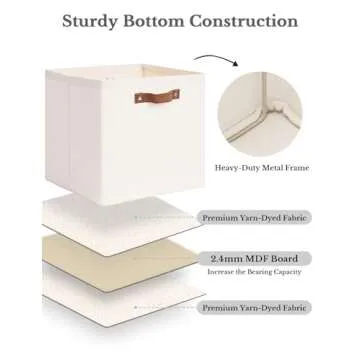 StorageWorks 13x13 Collapsible Storage Cubes, 4-Pack