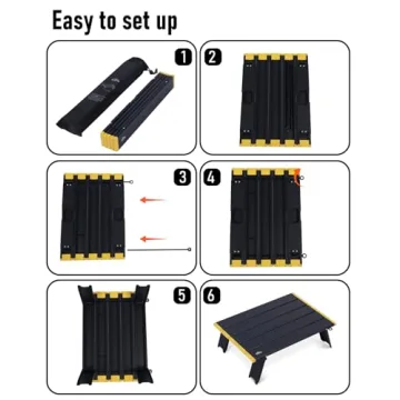 iClimb Ultralight Compact Mini Beach Folding Table