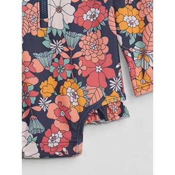 GAP Baby-Girls Rashguard SP April Floral 3-6M