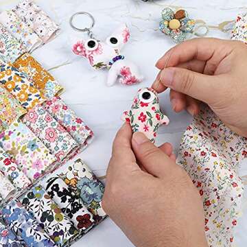 45PCS Jelly Roll Fabric Strips for Quilting and Crafts