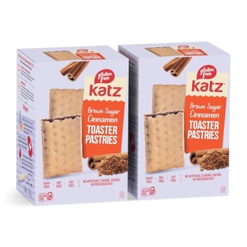 Katz Gluten Free Toaster Pastries. Cinnamon. Easy Breakfast Food Or Anytime Healthy Snacks For Adult...