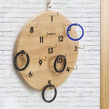 SUNGIFT Hook and Ring Toss Game for Fun Family Entertainment
