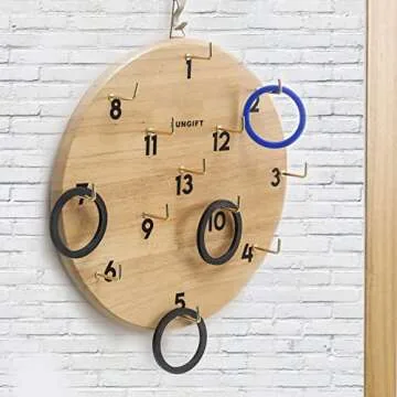 SUNGIFT Hook and Ring Toss Game for Fun Family Entertainment