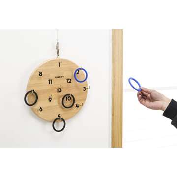 SUNGIFT Hook and Ring Toss Game for Fun Family Entertainment