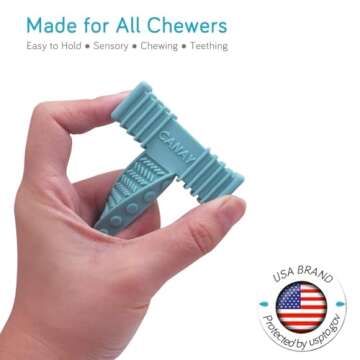 Durable Xtra Tough Sensory Chew Toys for Kids 3-12 Years Old - Ideal for Teething and Oral Motor Sti...