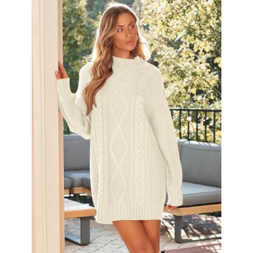 LILLUSORY Women's Oversized Sweater Dress for Fall 2024