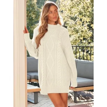 LILLUSORY Women's Oversized Sweater Dress for Fall 2024