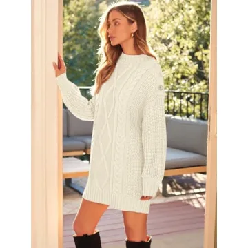 LILLUSORY Women's Oversized Sweater Dress for Fall 2024