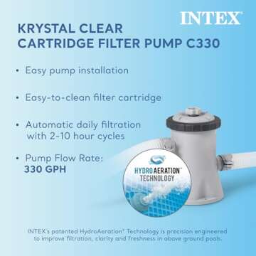 INTEX Metal Frame Pool Set: Easy Summer Fun 10ft x 30in