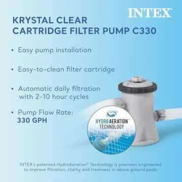 INTEX Metal Frame Pool Set: Easy Summer Fun 10ft x 30in