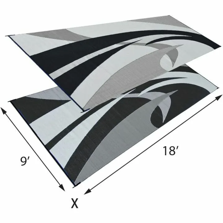 Reversible 9x18 Outdoor Camping Mat for Picnics