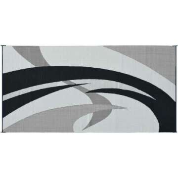 Reversible 9x18 Outdoor Camping Mat for Picnics