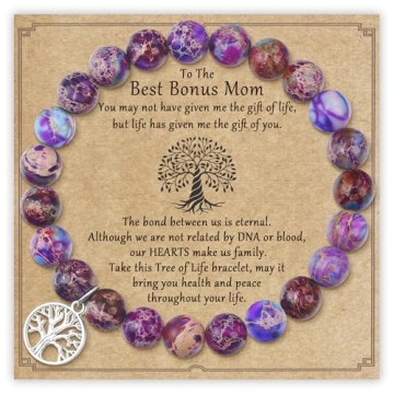 Heartfelt SERENEY Bonus Mom Bracelet as Unique Gifts for Stepmoms