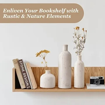 Silverrav Ceramic Vase Set 3 for Boho Chic Home Decor