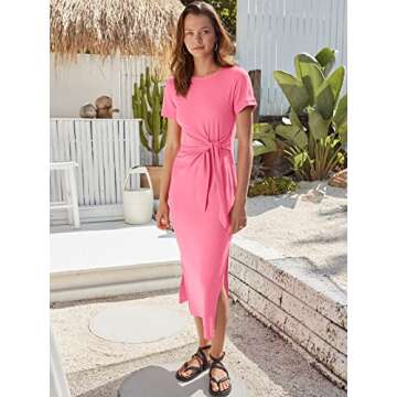 Summer Maxi T-Shirt Dress for Women – Stylish All-Around Wear