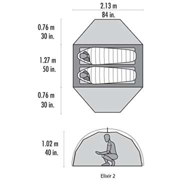 MSR Elixir 2-Person Lightweight Backpacking Tent