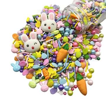 SE Si&Moos Easter Sprinkles Mix with Cake Tweezers