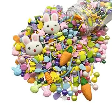 SE Si&Moos Easter Sprinkles Mix with Cake Tweezers