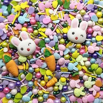 SE Si&Moos Easter Sprinkles Mix with Cake Tweezers
