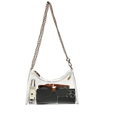 Lackycc Clear Purse Bag - Stadium Approved Crossbody Bag