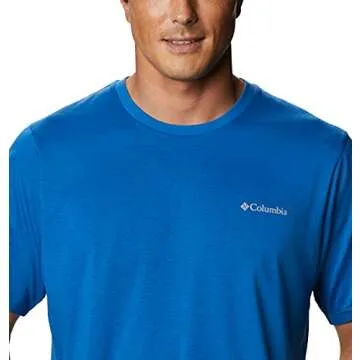 Columbia Men's Sun Trek Short Sleeve Tee, Bright Indigo, X-Large