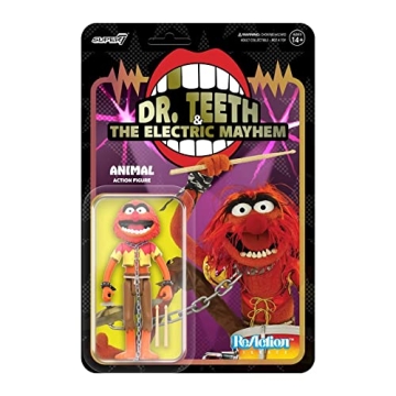 Collectible Super7 Muppets Electric Mayhem Band Animal Figure